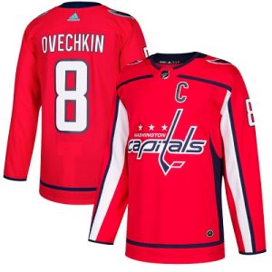 Washington Capitals Trikot Alex Ovechkin #8 Authentic Rot Heim